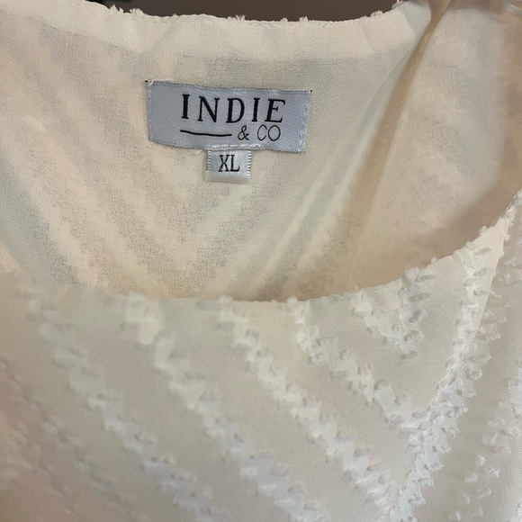 Indie & Co Cream Carmen Dress XL - Picture 2 of 4